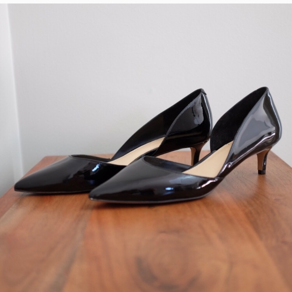 NWOB - Vince Camuto Black Patent Leather Heels